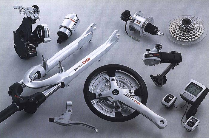 Компоненты серии Comfort. Велосипедные компоненты Shimano 2010 года.